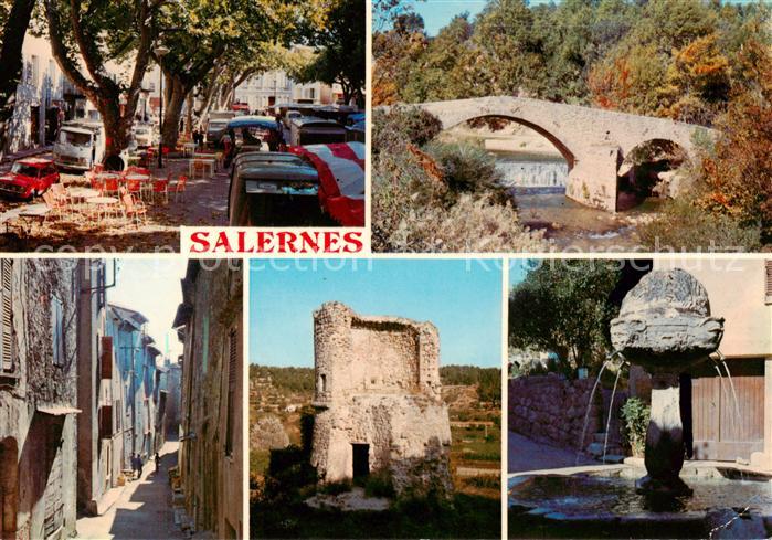 Salernes La Haut Var Salernes La Place le Vieux Chateau la Fontaine la Pont Roma