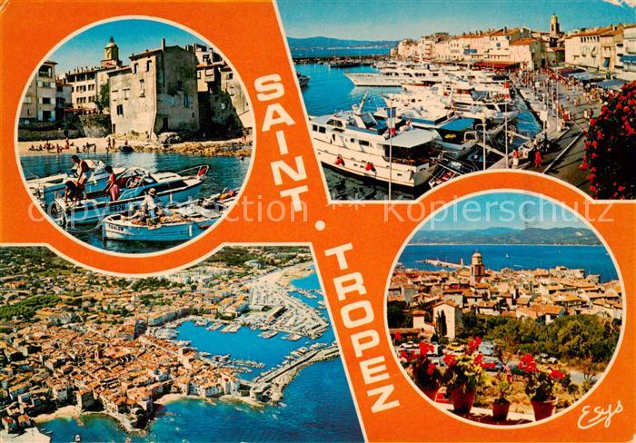 Saint Tropez Var La Pouncho port des pecheurs Le port Vue d’ensemble Vue general