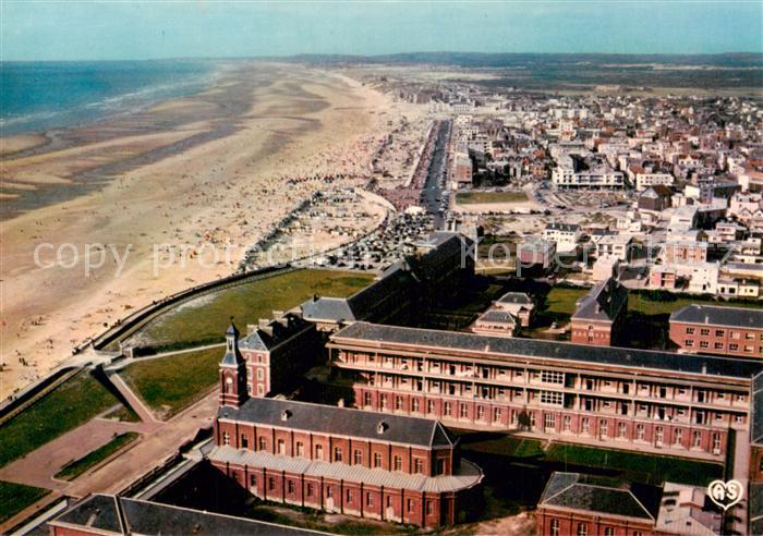Berck-Plage 62 Hopital maritime et vue generale de la plage Vue aerienne