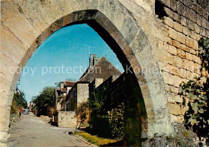 Domme 24 Dordogne Bastide francaise fondee en 1281 La Porte de la Combe