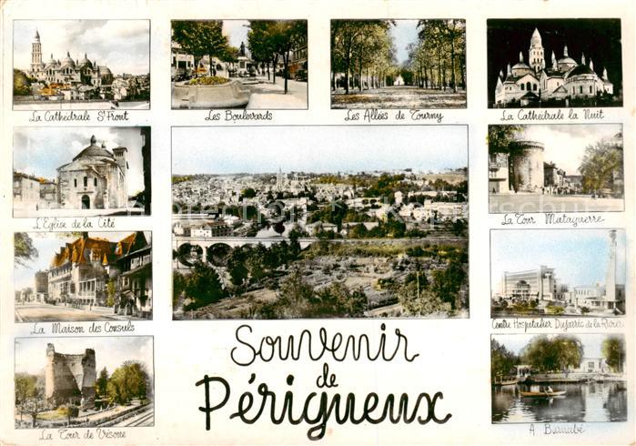 Perigueux 24 Cathedrale St Front Les Boulevards Les Allees Eglise de la Cite La