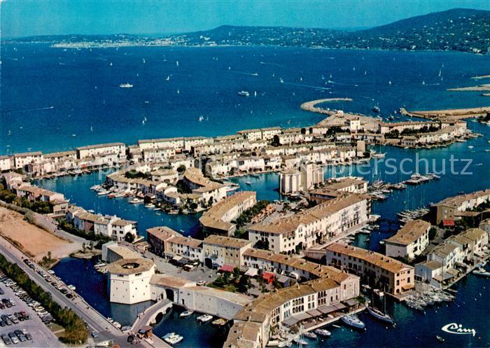 Port Grimaud 83 Var Cite lacustre realisee par Etige et Manera SA Vue aerienne