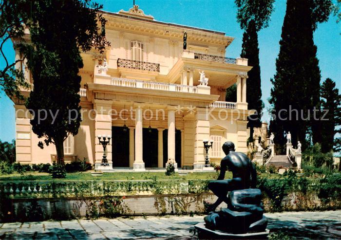 Korfu Corfu Greece Achilleon Der Palast
