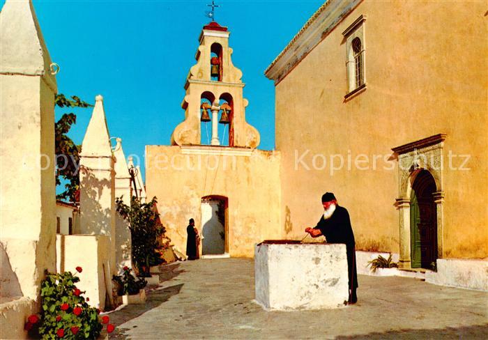 Corfu Korfu Das Paleocastritsa Kloster