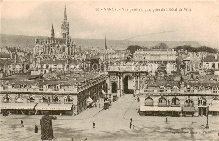 Nancy 54 Vue panoramique prise de l’Hotel de Ville