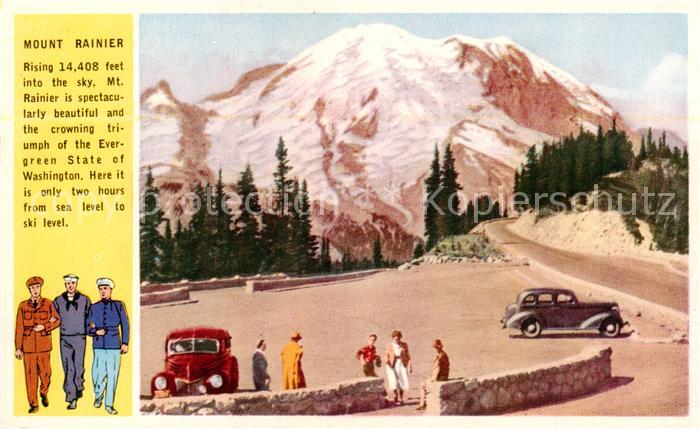 Mount Rainier Washington USA Motiv