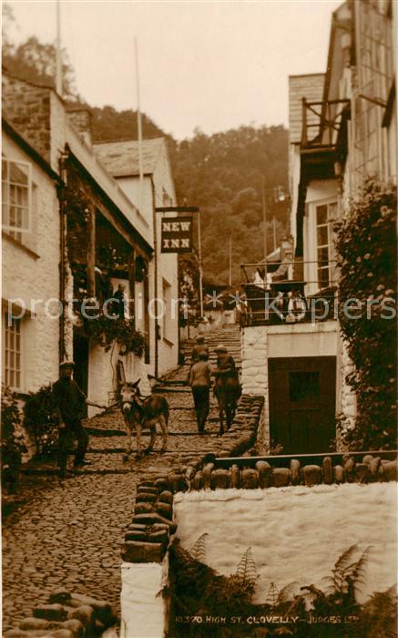 Clovelly UK High Street