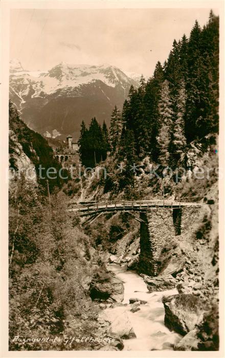 Paznaun Region Tirol AT Gfällbrücke