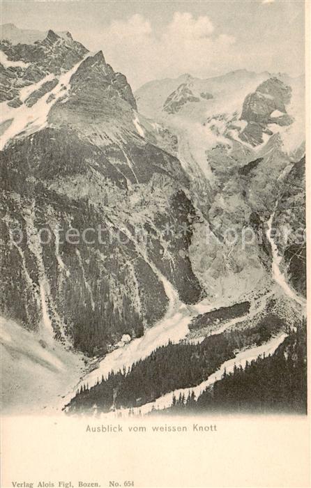 Weisser Knott Trafoi Stilfs Suedtirol IT Panorama