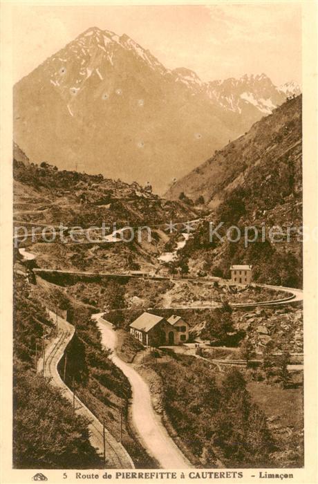 Cauterets 65 Hautes-Pyrenees Route de Pierrefitte a Cauterets Limacon