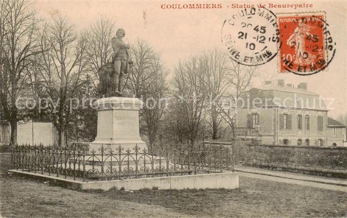 Coulommiers 77 Seine-et-Marne Statue de Beaurepaire