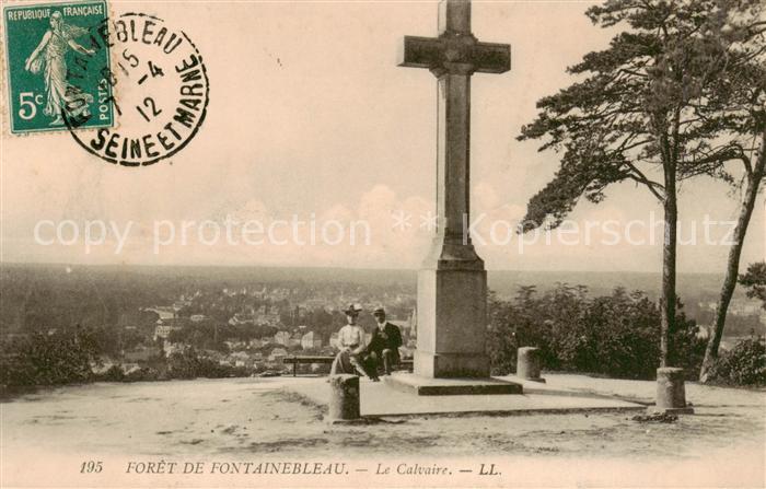 Fontainebleau 77 Seine et Marne Le Calvaire