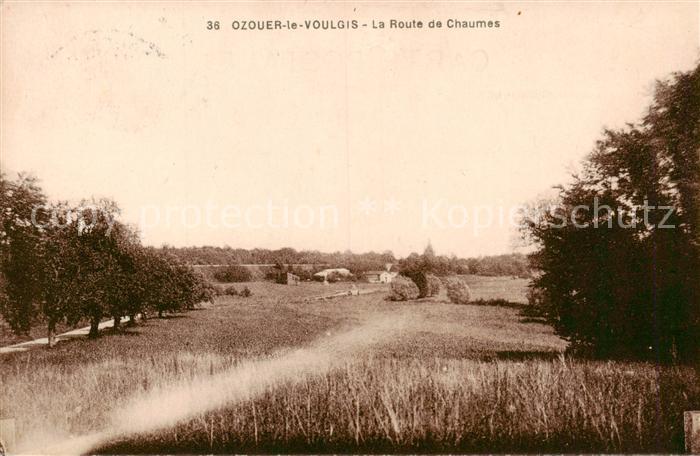 Ozouer-le-Voulgis 77 Seine-et-Marne La Route de Chaumes