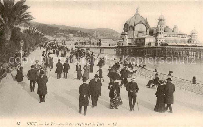 Nice  06 Nizza La Promenade des Anglais et la Jetee