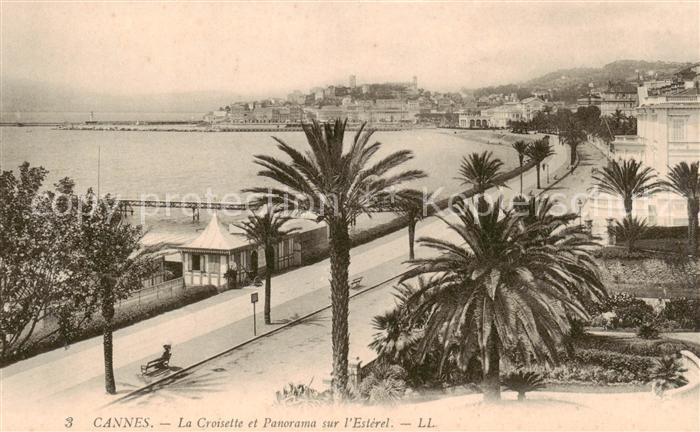Cannes 06 La Croisette et Panorama sur l'Es
