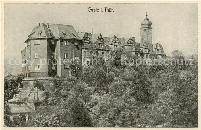 Greiz Thueringen Schloss