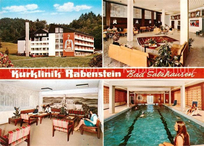 Bad Salzhausen Kurklinik Rabenstein Foyer Aufenthaltsraum Hallenbad