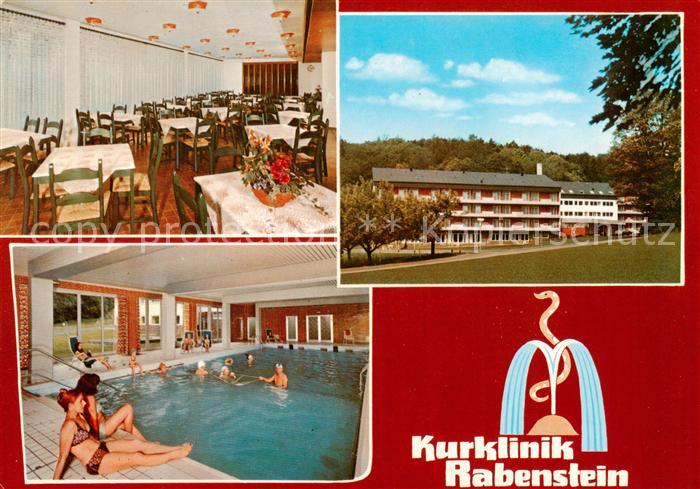 Bad Salzhausen Kurklinik Rabenstein Speiseraum Hallenbad