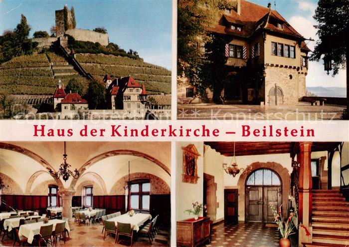 Beilstein Wuerttemberg Haus der Kinderkirche Schloss Speisesaal Flur