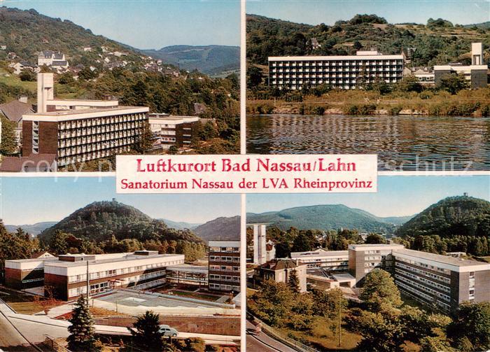 Bad Nassau Sanatorium Nassau der LVA Rheinprovinz Teilansichten