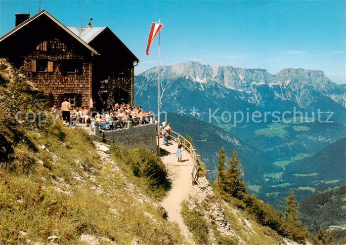 Purtschellerhaus Hoher Goell Berchtesgaden mit Untersberg