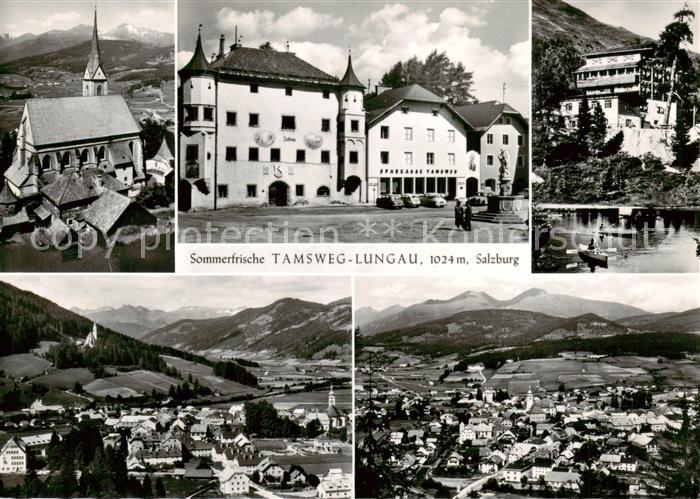 Tamsweg Lungau Kirche Teilansichten Fliegeraufnahme