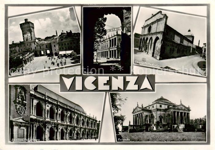 Vicenza IT Piazzale Roma Basilica Palladiana Rotonda Chiesa Cattedrale Museo