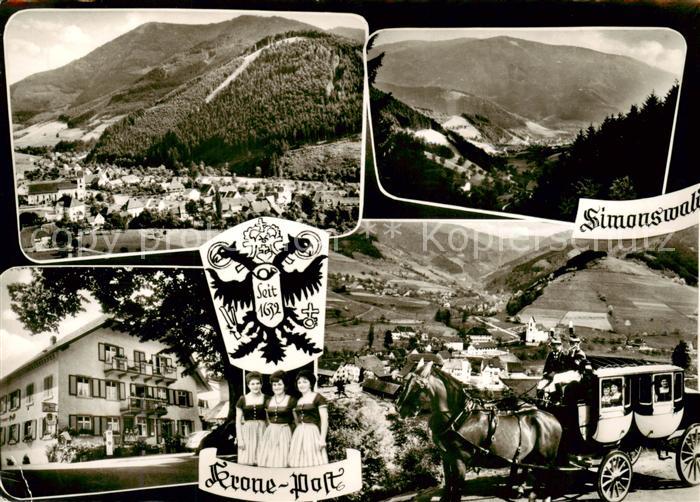 Altsimonswald Panorama Gasthof Pension Krone Post Postkutsche