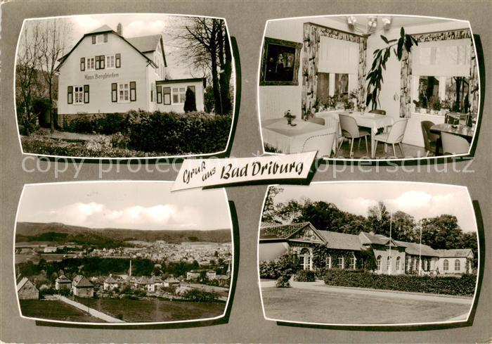 Bad Driburg Haus Bergfrieden Gaststube Panorama