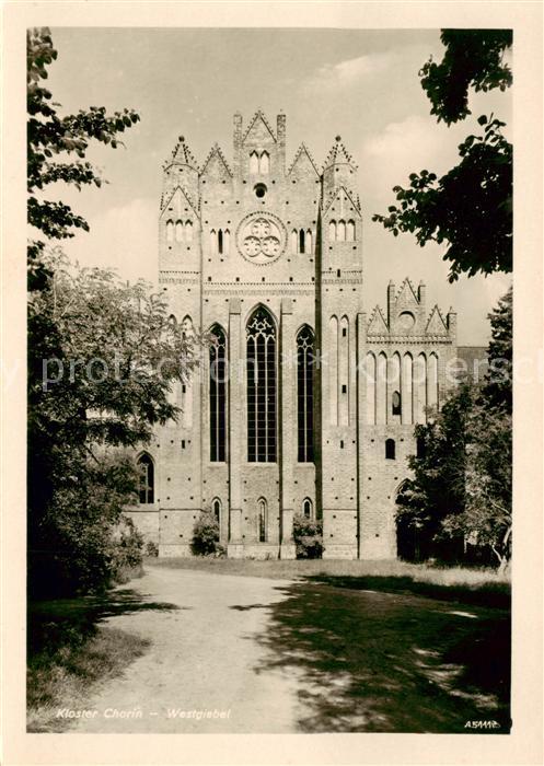 Chorin Kloster Chorin Westgiebel