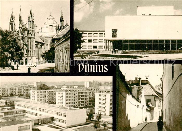 Vilnius Ein Gothikensemble Kulturpalast der Bauarbeiter Armija Prospekt Burggass