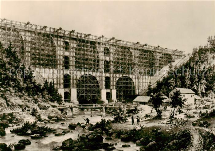 Elstertalbruecke Plauen Vogtland Bau 1850