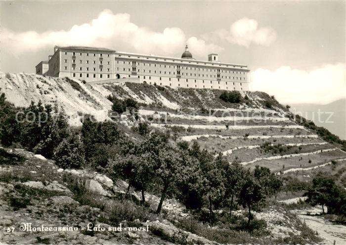 Montecassino Cassino IT Lato sud ouest