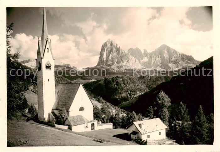 Sassolungo Langkofel Trentino-Alto Adige IT St Jakob mit Langkofel