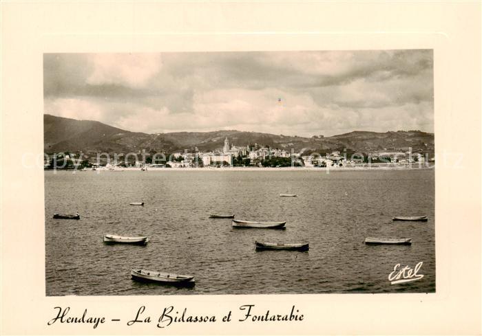 Hendaye 64 La Bidasso et Fontarabie