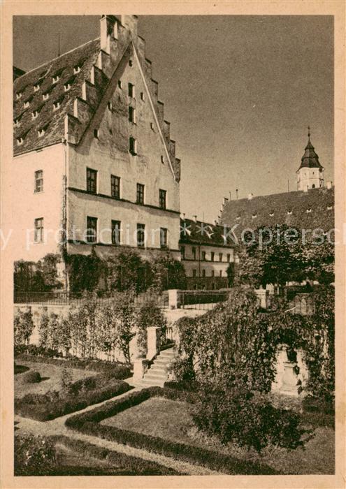 Babenhausen Schwaben Suedbau im Fuggerschloss links aelterer Teil