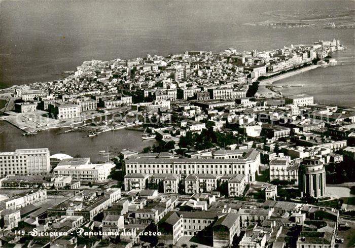 Siracusa Syrakus Sicilia Panorama dall'aereo