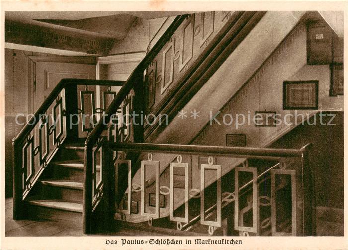 Markneukirchen Das Paulus Schloesschen Treppenaufgang