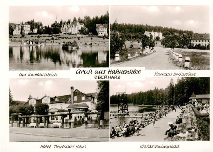 Hahnenklee-Bockswiese Harz Am Schwanenteich Kurhaus Bockswiese Hotel Deutsches H