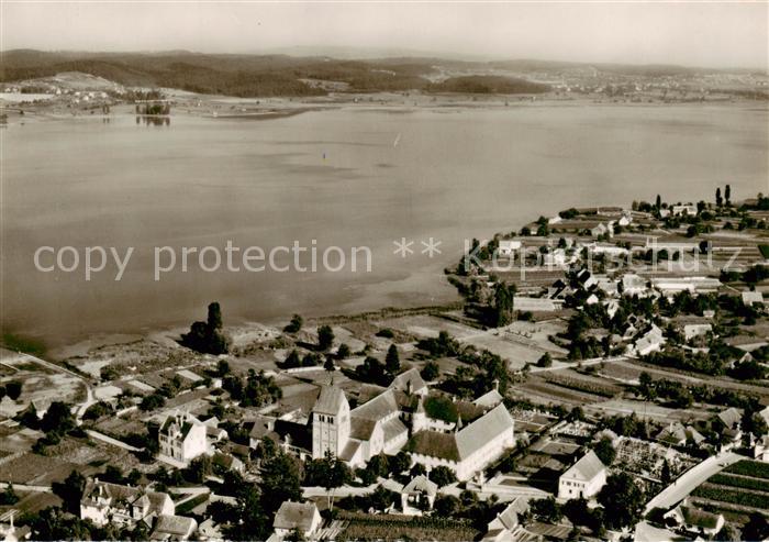 Insel Reichenau Bodensee Mittelzell Fliegeraufnahme