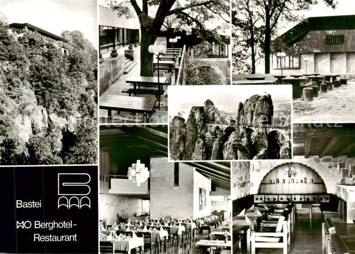 Bastei Saechsische Schweiz Berghotel Restaurant Gastraeume Teilansichten
