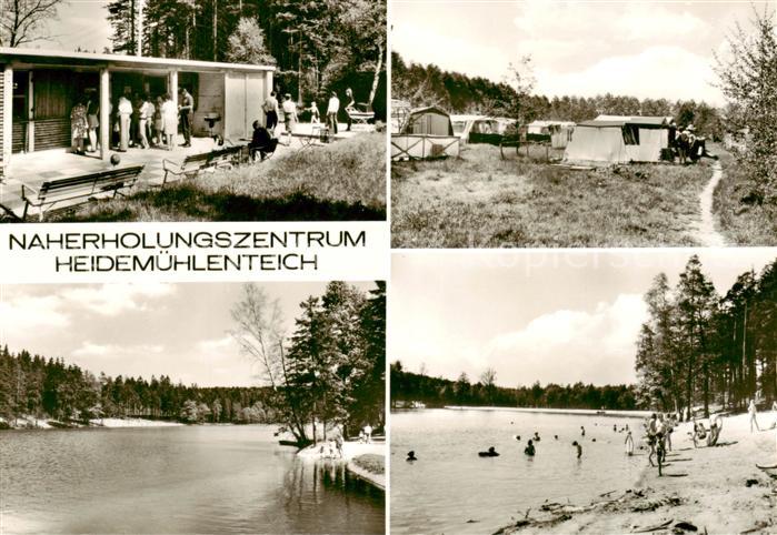 Oelsa Loebau Naherholungszentrum Heidemuehlenteich Bungalow Campingplatz Badesee