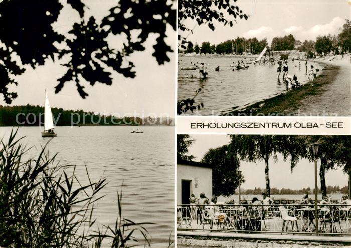 Kleinsaubernitz Erholungszentrum Olba See Strand Terrasse