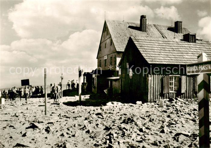 Riesengebirge Krkonose Karkonosze Snezka Ceskoslovenska bouda na Snezce