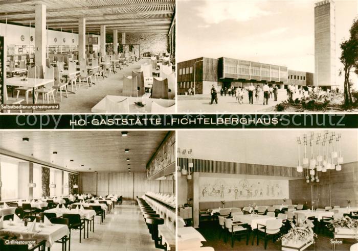 Oberwiesenthal Erzgebirge HO Gaststaette Fichtelberghaus Selbstbedienungsrestaur