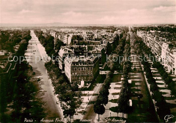 Paris 75 Avenue Foch Avenue de la Grande Armee
