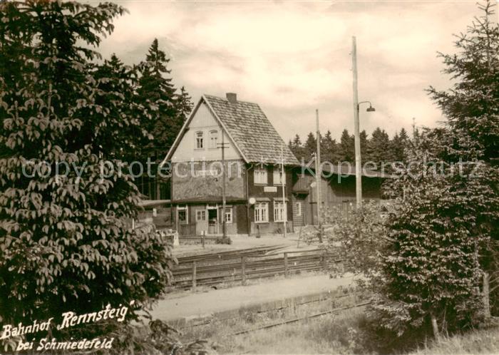 Schmiedefeld Rennsteig Bahnhof Rennsteig