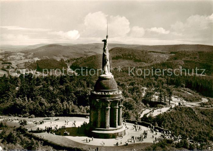Hermannsdenkmal Fliegeraufnahme