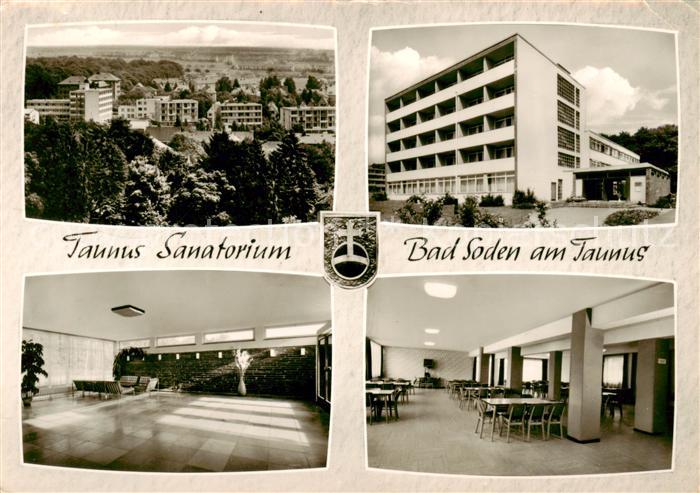 Bad Soden  Taunus Panorama Taunus Sanatorium der LVA Wuerttemberg