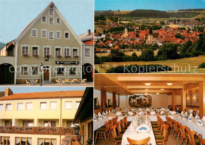 Berching Gasthof Dallmayr Gastraum Panorama